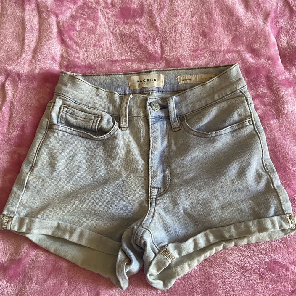 PacSun Light Wash Jean Shorts